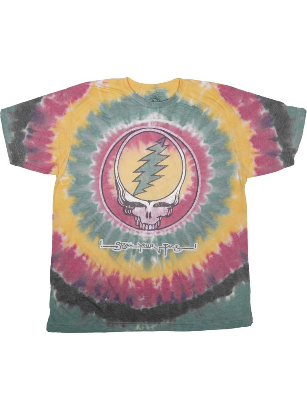 Vintage Grateful Dead Rasta Tie-Dye Short Sleeve Tee for Adults - Unisex Style